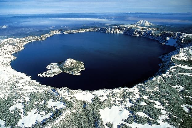 Blue Lake Crater